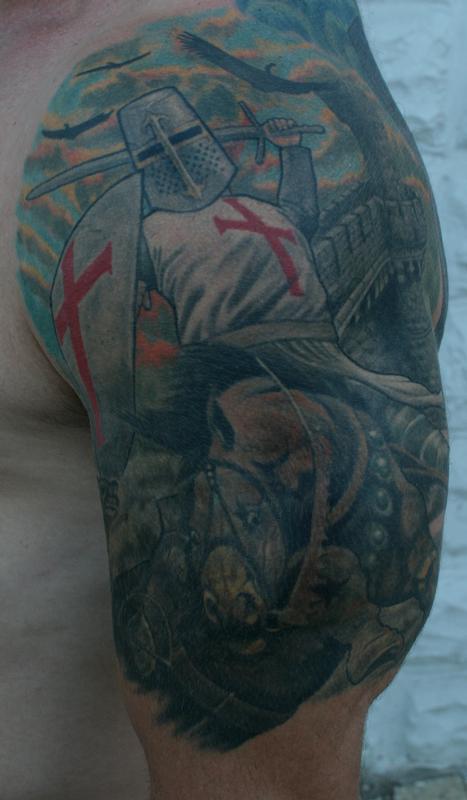 Slovian Warrior Tattoo pt.2 - Dark Templar Tattoo - Studio Tatuażu Oświęcim