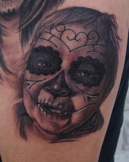 Larry Brogan - Baby Day of the Dead Portrait