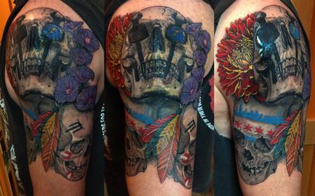 Larry Brogan - Chicago Blackhawks Iron Worker Skulls