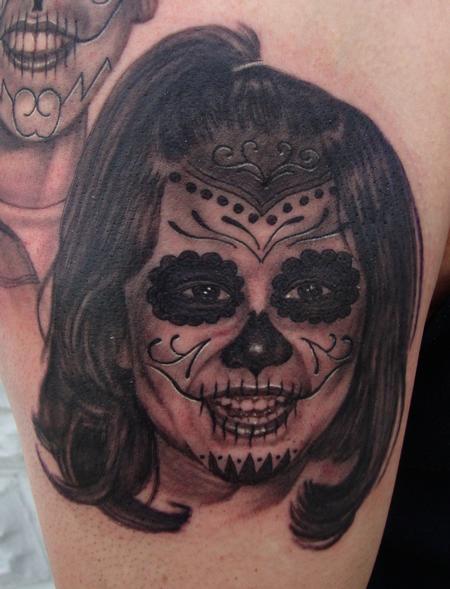 Larry Brogan - Daughters Day of the Dead Portrait