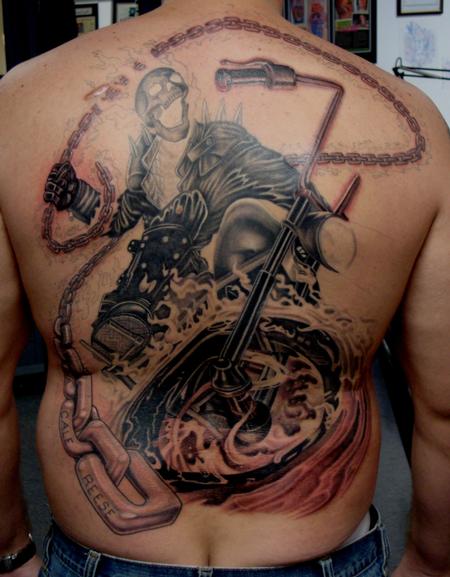 Tattoos - Ghost Rider (in progress) - 97998