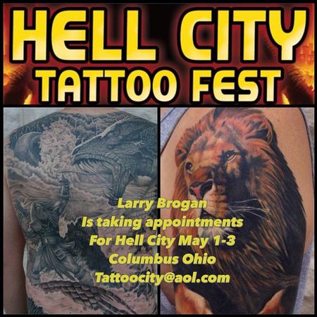 Larry Brogan - Hell City 2015 Poster