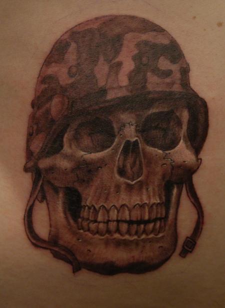 Larry Brogan - Army Skull