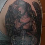 Tattoos - Angel and Claddagh - 100781
