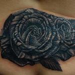 Tattoos - Black and Grey Roses - 103777