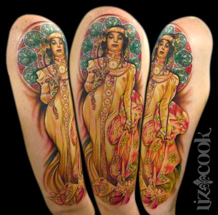 Tattoos - Artwork by Alphonse Mucha - 65785