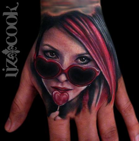 Tattoos - Lollipop Hand Portrait - 64239