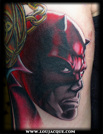 Tattoos - Dare Devil Close up - 3223