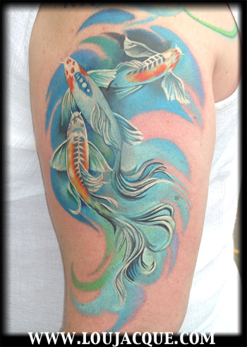 Tattoos - Koi fish - 16894