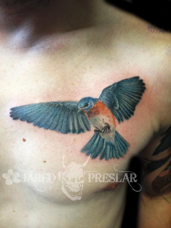 Blue Bird by Jared Preslar: TattooNOW