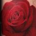 Tattoos - Rose Flower Tattoo on Foot - 74029