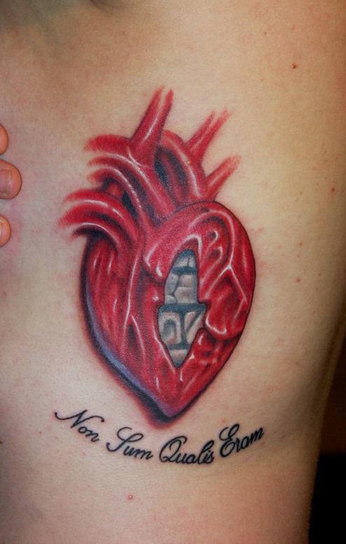 Heart Tattoo by Marvin Silva: TattooNOW Heart Tattoo by Marvin Silva: TattooNOW