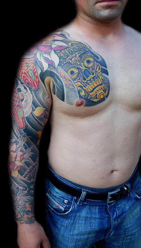 Tibetan Skull Tattoo by Marvin Silva: TattooNOW Tibetan Skull Tattoo by Marvin Silva: TattooNOW
