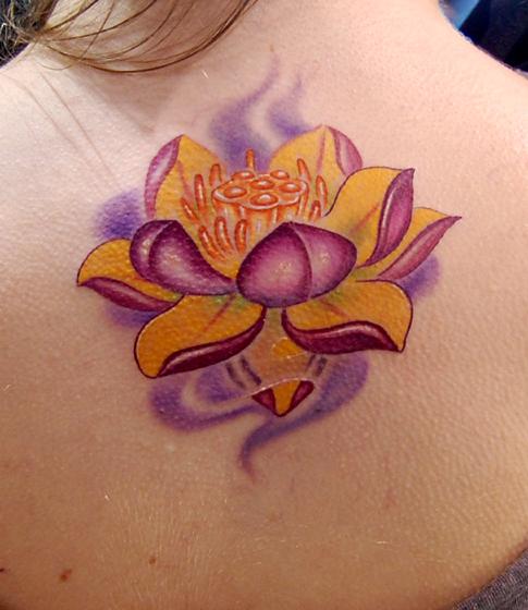 Realistic lotus flower tattoo design by Liz Venom by LizVenom on DeviantArt