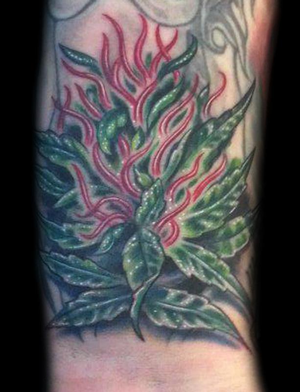 Marijuana Tattoo By Marvin Silva Tattoonow Marijuana Tattoo By Marvin Silva Tattoonow