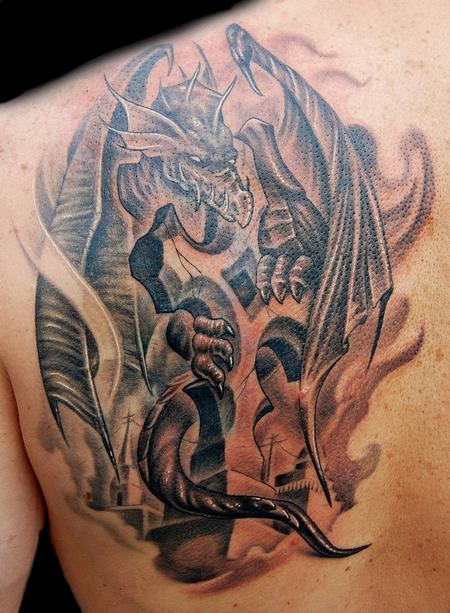 Medieval Dragon Tattoo  Best Tattoo Ideas Gallery