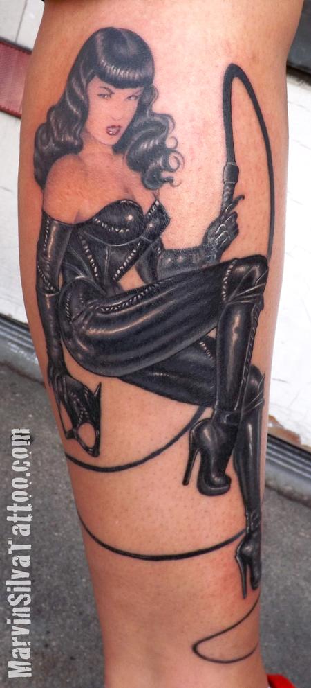 Tattoo uploaded by mikeybones13  Stewed screwed and tattooed Betty page   Tattoodo
