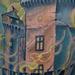 Tattoos - Burning Castle Tattoo - 95303