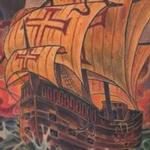 Tattoos - Crusader Ship Tattoo - 101516