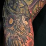 Tattoos - Custom Bio Skull Tattoo - 100602