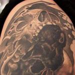 Tattoos - Custom Skull Tattoo - 114281