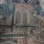Tattoos - New York Back Tattoo - 101515
