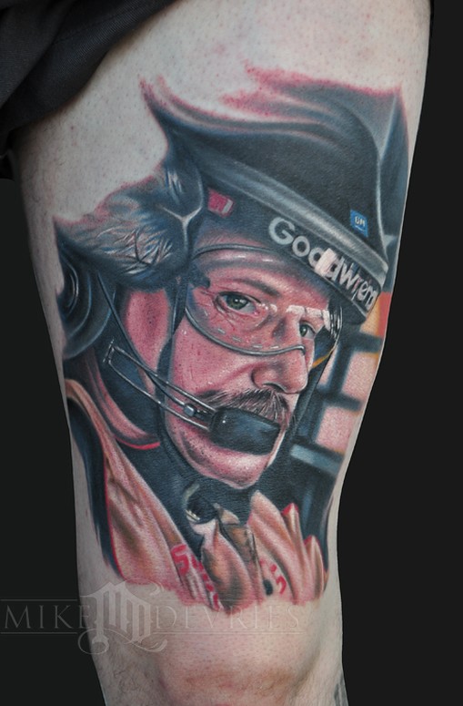 Dale Earnhardt by Mike DeVries: TattooNOW