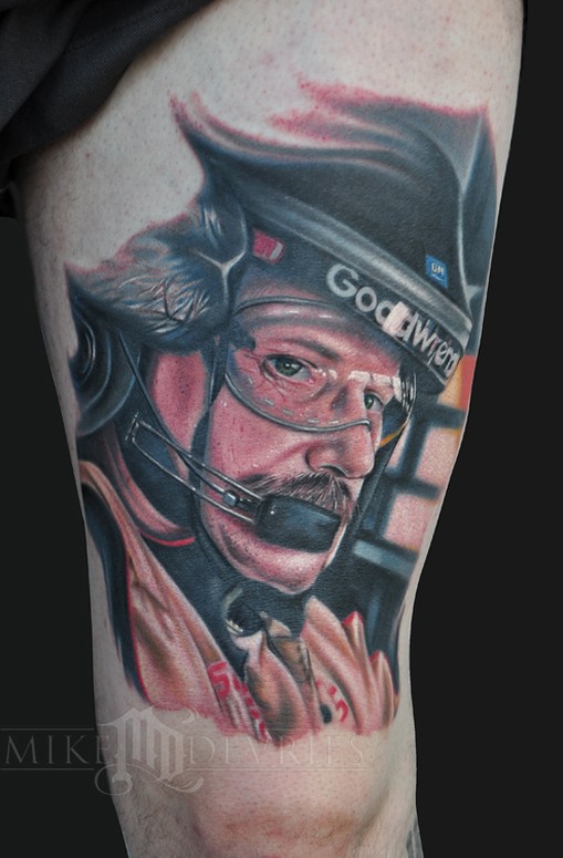 Dale Earnhardt by Mike DeVries: TattooNOW Dale Earnhardt by Mike DeVries: TattooNOW