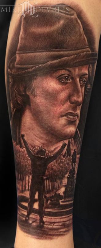 Rocky Tattoo by Mike DeVries: TattooNOW Rocky Tattoo by Mike DeVries: TattooNOW