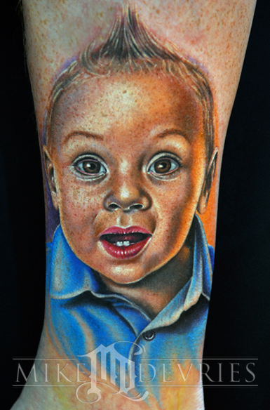 Baby boy by Mike DeVries: TattooNOW