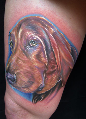 Tattoos - Hound dog - 19194
