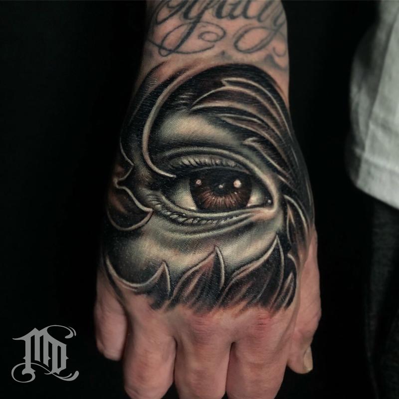 Eye Hand Tattoo  tattooartestudiocom