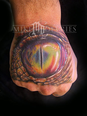 Tattoos - Eyeball Tattoo - 19951