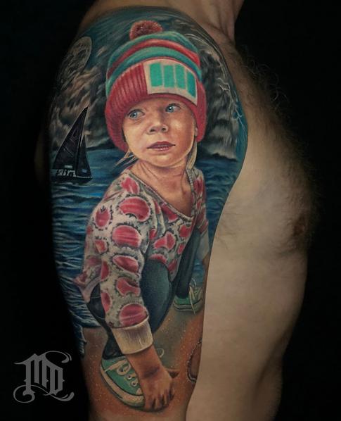 Tattoos - REALISTIC PORTRAIT TATTOO - 134122