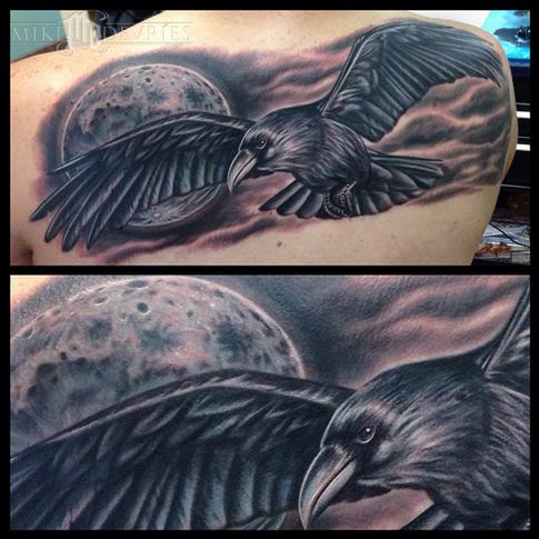 Tattoos - Crow Tattoo - 94395