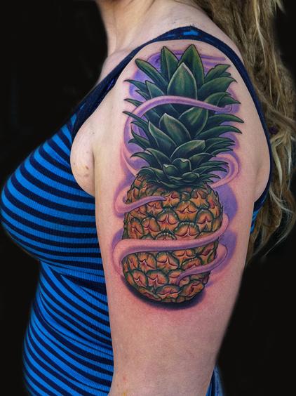 Tattoos - Pineapple Tattoo - 64359