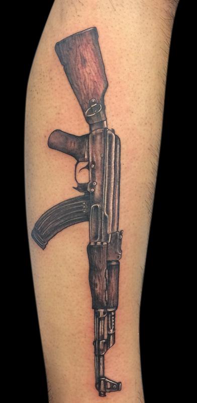 samurai tattoo mehsana on X Gun tattoo Ak47 tattoo Tattoo for boys  Boys tattoo httpstcolmTZjh9Sbe  X