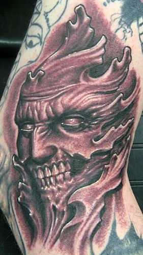 Evil Clown by Josh Duffy TattooNOW