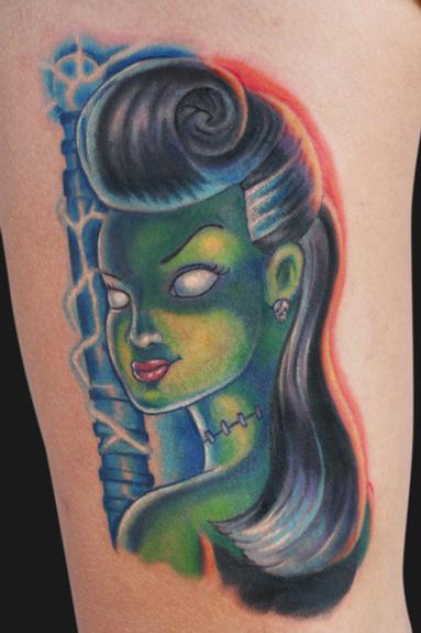 Frankensteins Bride by Jamie Lee Parker: TattooNOW Frankensteins Bride by Jamie Lee Parker: TattooNOW