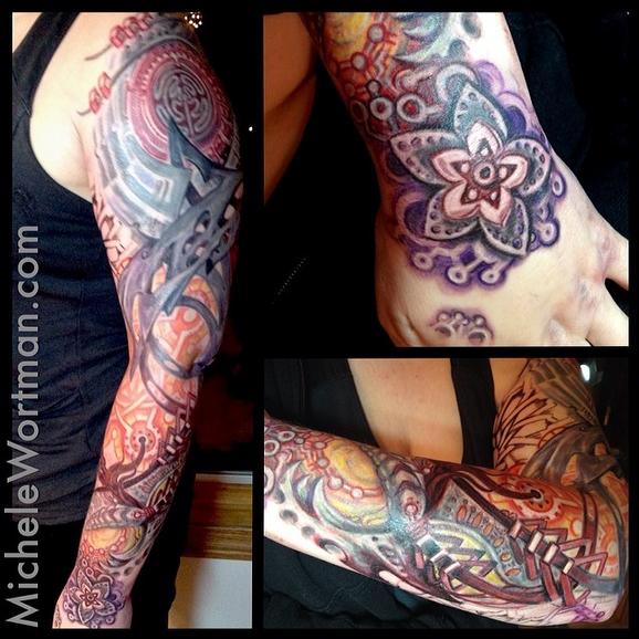 Michele Wortman - Sashas Tech-Mech bio sleeve 