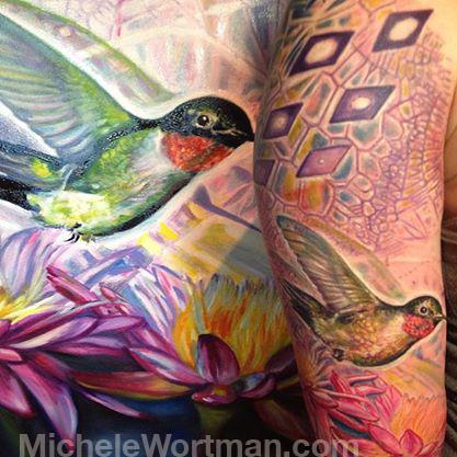 Michele Wortman - Innerstate painting to tattoo (crop)