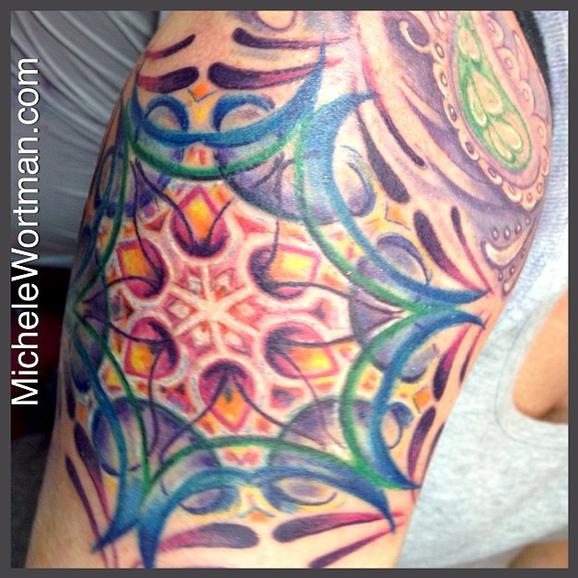 Tattoos - Dawn's Jewel toned Filagree and mandala - 91883
