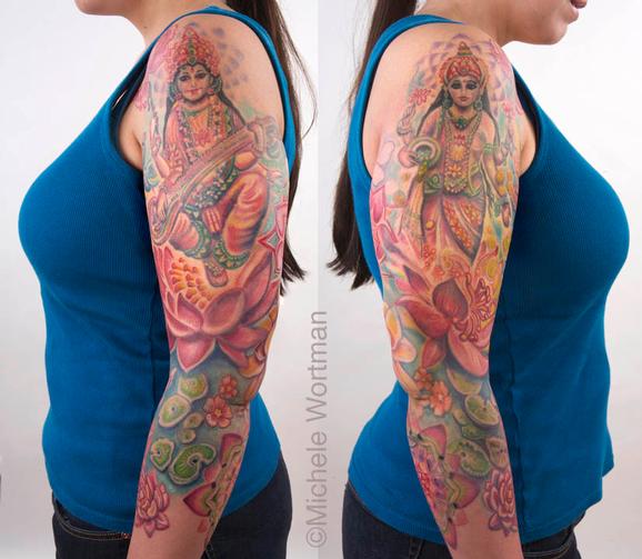 Tattoos - Charity Goddess bodyset - 73230