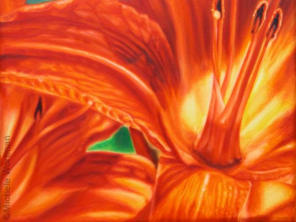 Michele Wortman - Orange lily 2004