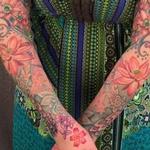 Tattoos - Vintage floral bodyset on Renee - 117143