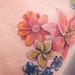 Tattoos - Floral back set - 73523
