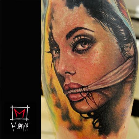 George Muecke - Muecke Custom Color Portrait Tattoo