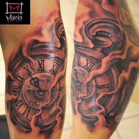 George Muecke - Muecke Timepiece Clock Tattoo 