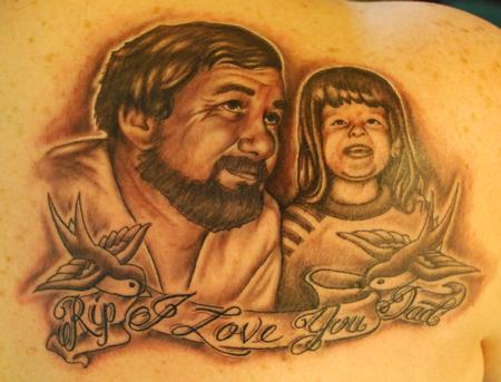 George Muecke - Portrait Tattoo