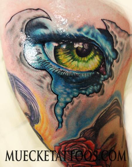 Tattoos - Muecke Eyeball Tattoo - 71905